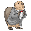 Beaver Groom Suit Wedding