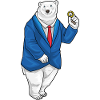 Eisbär Bräutigam Ehering Hochzeit