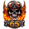 Motard 65 anniversaire Moto