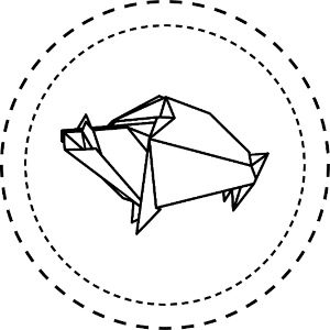 Raging Gods Tattoo Logo Schwarz Eber