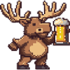 Bière Moose Pixel