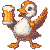 Bière Goose Pixel