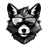 Fox Head Portrait Cool