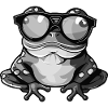 Frog Funny Cool