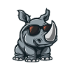 Rhino Cool Animal