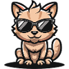Chat Cool Animal