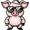 Pig Cool Animal