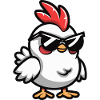 Poulet Cool Animal
