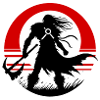 Silhouette Berserker Red Sun
