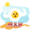 Egg (muscles, beach)