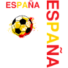 Spain football team supporter