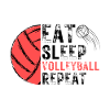 Funny Volleyball Saying Design