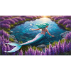 Mermaid in a crystal Lake
