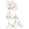 Yorkshire Terrier Silhouette
