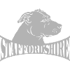 Staffordshire Head with Lettering