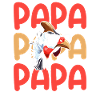 Poules Papa Père Coq Pintade