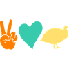 Poules Coq Pintade