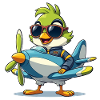 Sky Squawk: Bird Pilot