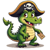 Swashbuckle Snap: Crocodile Pirate