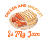 Chicken Waffles Breakfast Waffle Cook