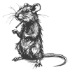 Smoking Rat
