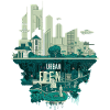 Urban Eden Futuristic Cityscape Design