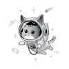 Astronaut Cat