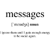 Messages (Nachrichten) Definition Dictionary