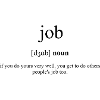 Job (Beruf) Definition Dictionary