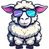 Sheep Cool Animal