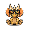 Dinosaur triceratops Cool Animal