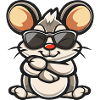 Mouse Cool Animal