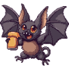 Bière Bat Pixel