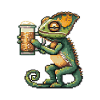 Bière Chameleon Pixel