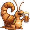 Escargot Pixel Bière