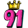 91 Number Crown