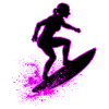 Surfeur élégant Surfer Surfer