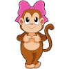 Monkey Hair Bow