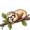 Funny Sloth Maybe Later