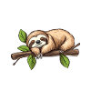 Funny Sloth Nope Not Today