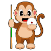 Monkey Billiard Cue