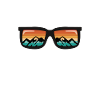 Abfahrt Rodel Schlitten