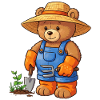 Teddy Bear Gardener