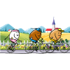 Cycling trip with friends