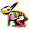 Rabbit X-Ray Kaninchen Glitch