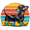 Dog Dachshund Dachshund Lover Rubber Boots Funny