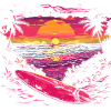 Surfing 90s Look