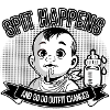 Spit Happens Baby Humor Design