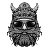 Viking Head Guerrier de fête