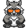 Raccoon Cool Animal